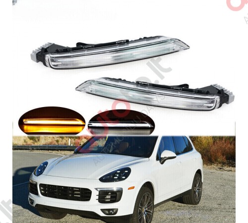 Porsche Cayenne 2015-2018 DRL dienos žibintai